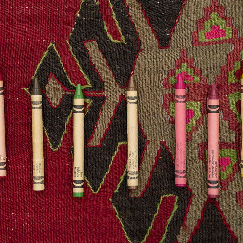 Vintage Sivas Kilim Rug - 5' 10" x 13' 10" (70" x 166") - K0082025
