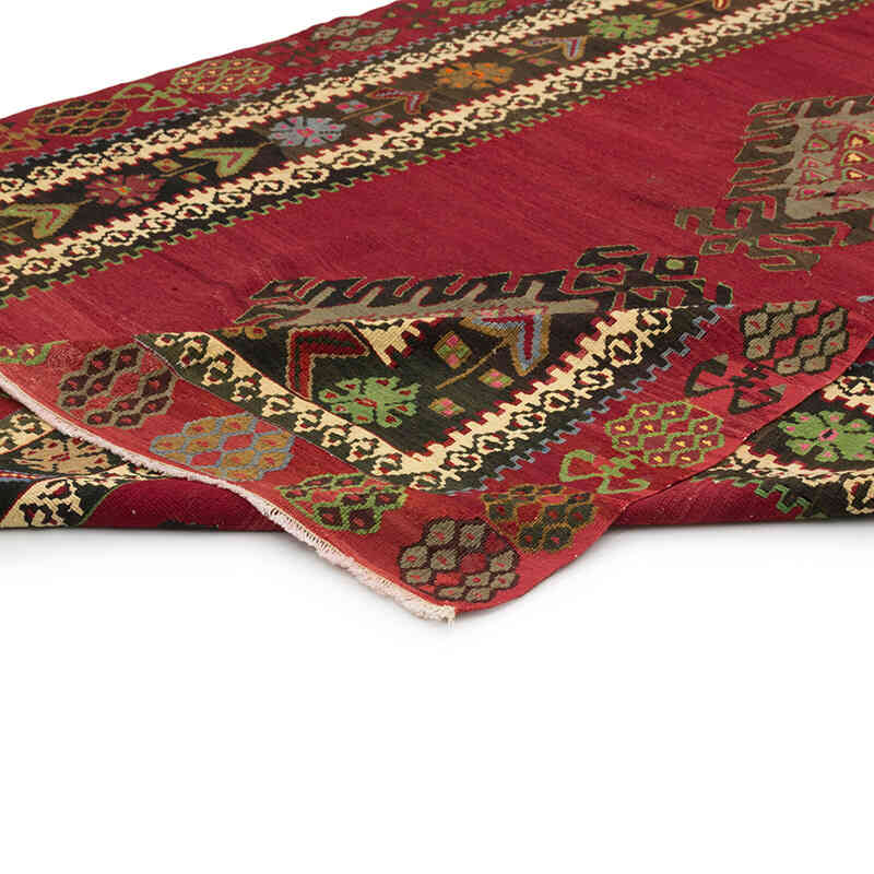Vintage Sivas Kilim Rug - 5' 10" x 13' 10" (70" x 166") - K0082025