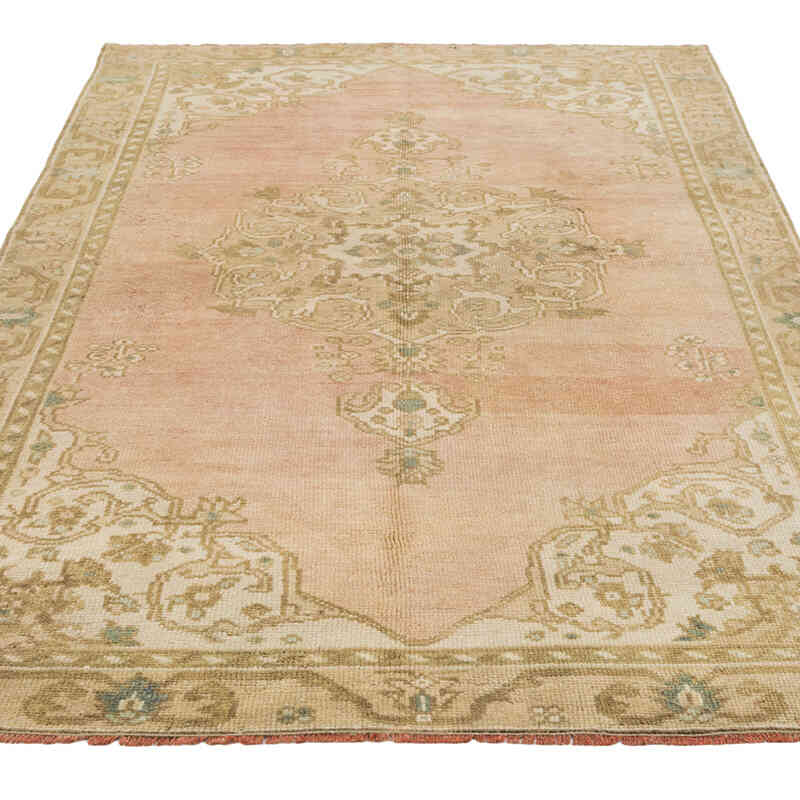 Vintage Turkish Hand-Knotted Rug - 4' 4" x 6' 11" (52" x 83") - K0082026