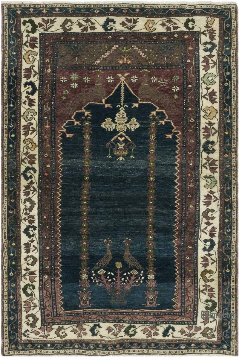 Vintage Turkish Hand-Knotted Rug - 4'  x 5' 11" (48" x 71") - K0082027