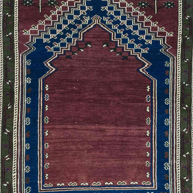 Vintage Turkish Hand-Knotted Rug - 4' 4" x 6' 6" (52" x 78") - K0082028