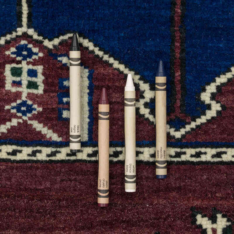 Vintage Turkish Hand-Knotted Rug - 4' 4" x 6' 6" (52" x 78") - K0082028