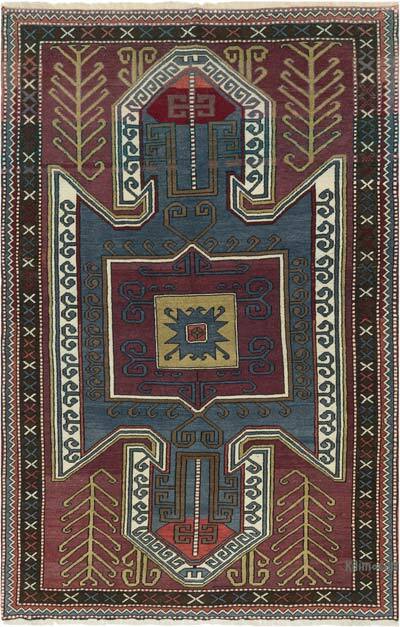 El Dokuma Vintage Halı - 125 cm x 192 cm