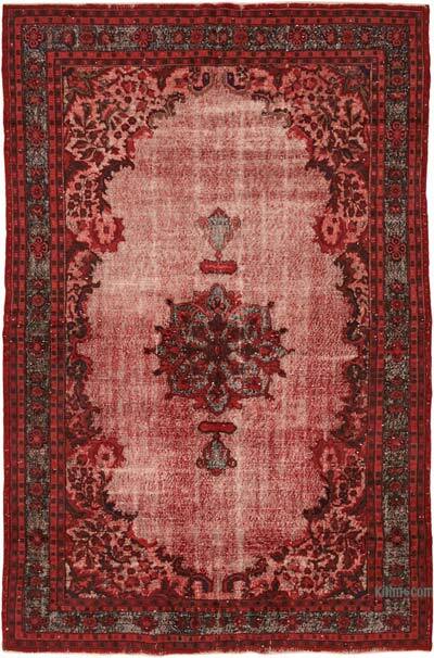 Alfombra Tallada a Mano Sobre Teñida - 203 cm x 318 cm