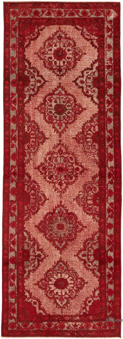Alfombra Tallada a Mano Sobre Teñida - 144 cm x 404 cm