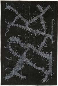 El Oyması Boyalı Halı - 210 cm x 325 cm