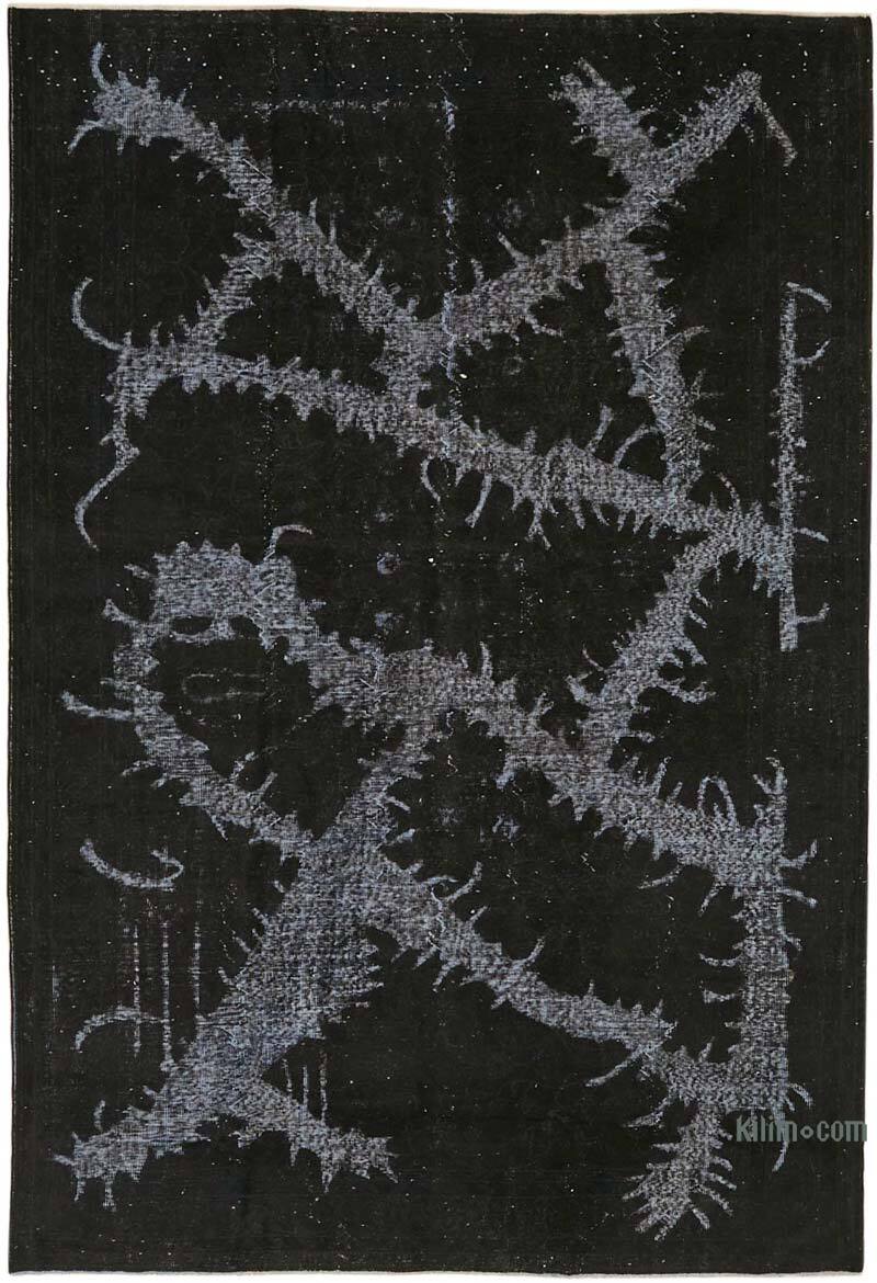 Hand Carved Over-Dyed Rug - 6' 11" x 10' 8" (83" x 128") - K0082089