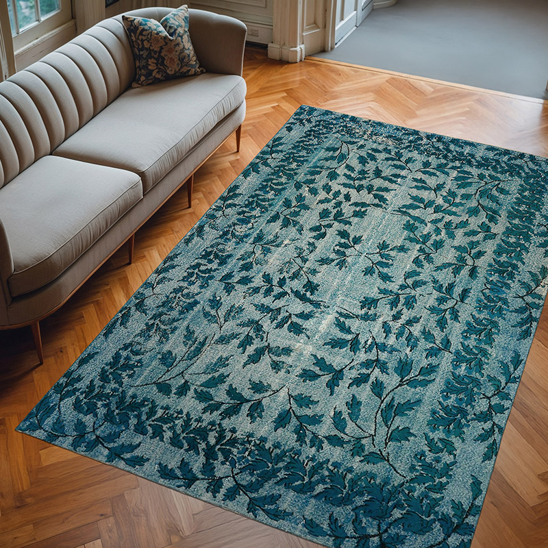 El Oyması Boyalı Halı - 198 cm x 315 cm - K0082090