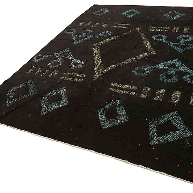 Hand Carved Over-Dyed Rug - 7' 9" x 11' 6" (93" x 138") - K0082091