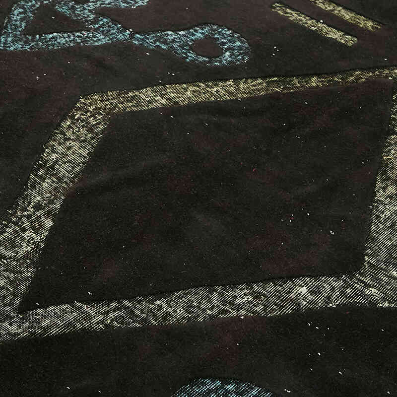 Hand Carved Over-Dyed Rug - 7' 9" x 11' 6" (93" x 138") - K0082091