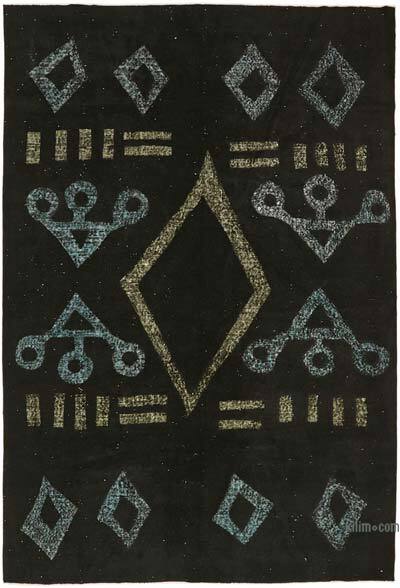 Alfombra Tallada a Mano Sobre Teñida - 236 cm x 350 cm