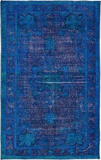 El Oyması Boyalı Halı - 201 cm x 325 cm