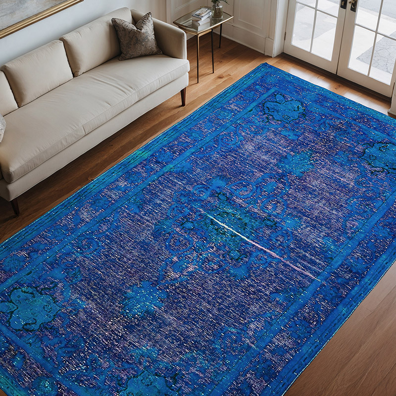 El Oyması Boyalı Halı - 201 cm x 325 cm - K0082092