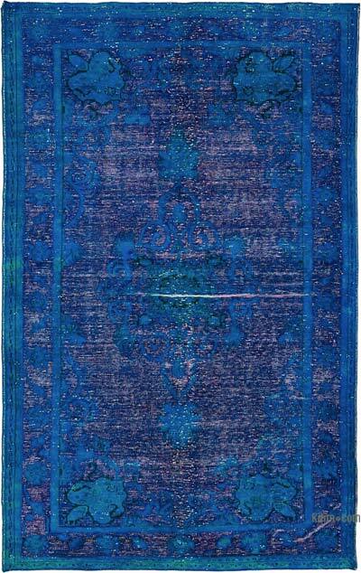 El Oyması Boyalı Halı - 201 cm x 325 cm