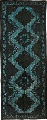 El Oyması Boyalı Halı - 140 cm x 368 cm