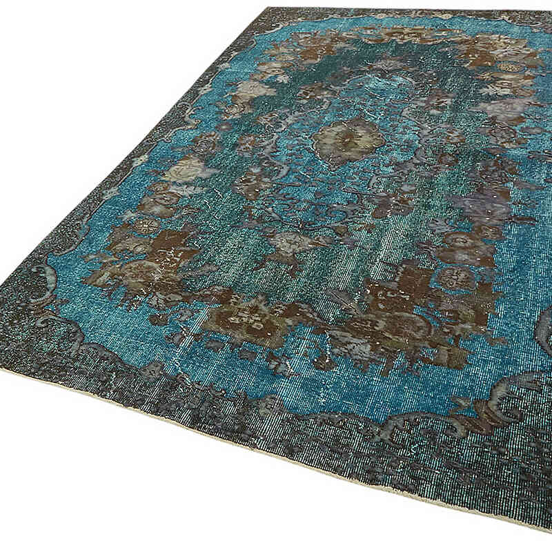 Alfombra Tallada a Mano Sobre Teñida - 157 cm x 267 cm - K0082094