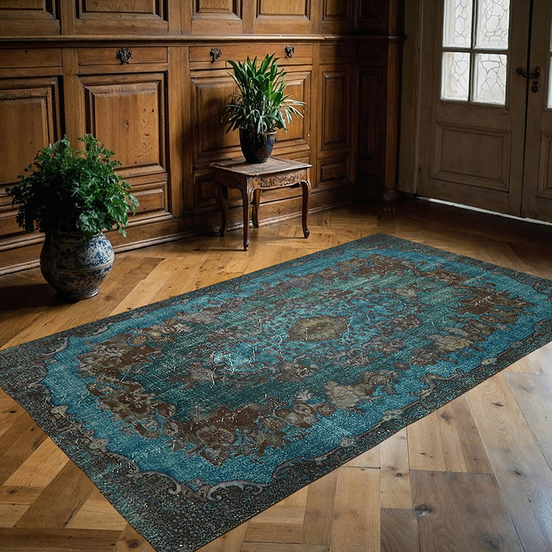 El Oyması Boyalı Halı - 157 cm x 267 cm - K0082094