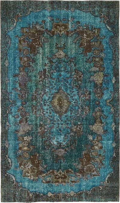 Alfombra Tallada a Mano Sobre Teñida - 157 cm x 267 cm
