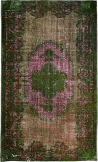 El Oyması Boyalı Halı - 180 cm x 300 cm