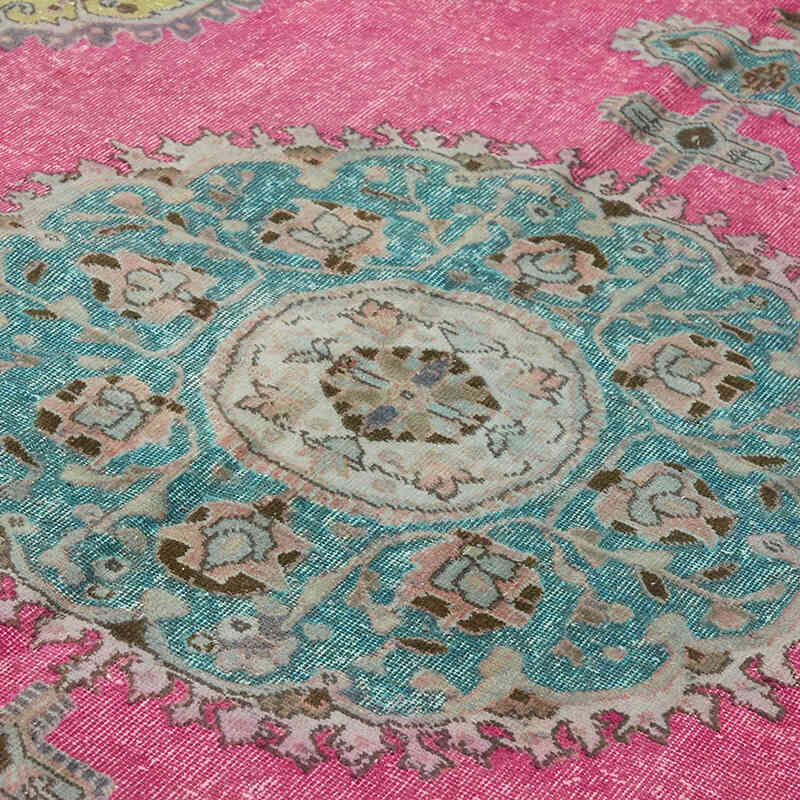 Alfombra Tallada a Mano Sobre Teñida - 218 cm x 340 cm - K0082098