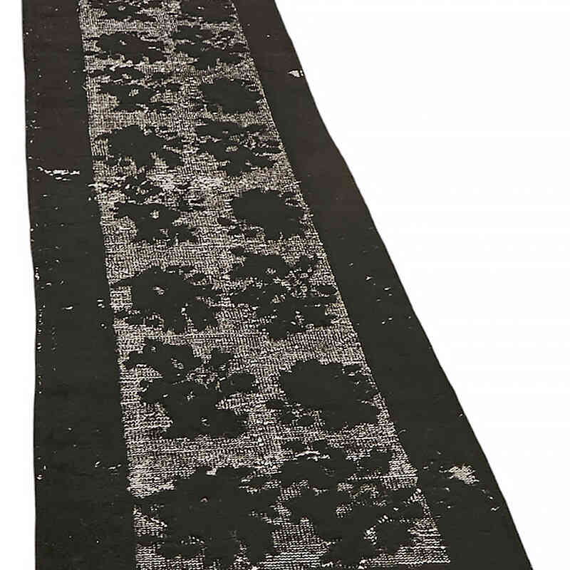 Hand Carved Over-Dyed Rug - 2' 4" x 10' 6" (28" x 126") - K0082099