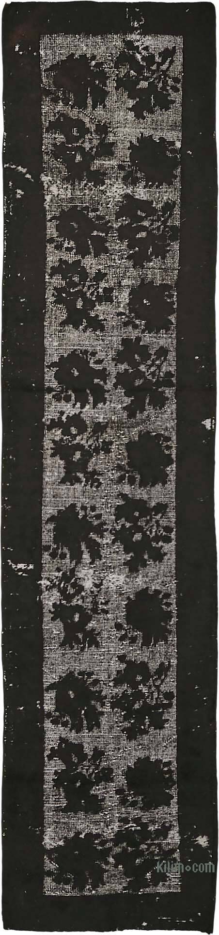 Hand Carved Over-Dyed Rug - 2' 4" x 10' 6" (28" x 126") - K0082099