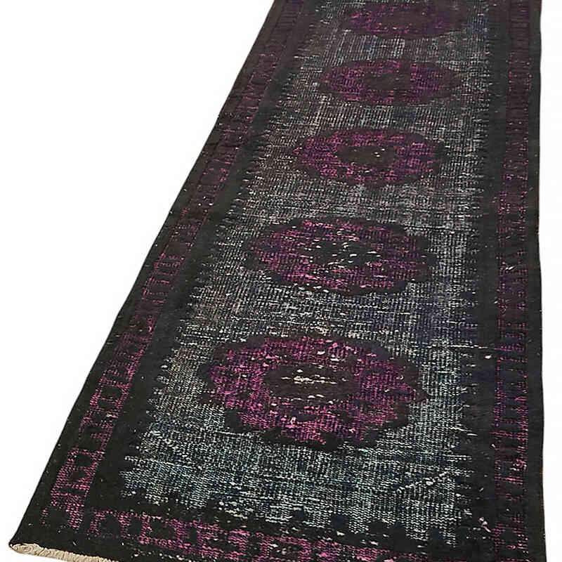 Alfombra Tallada a Mano Sobre Teñida - 80 cm x 296 cm - K0082101