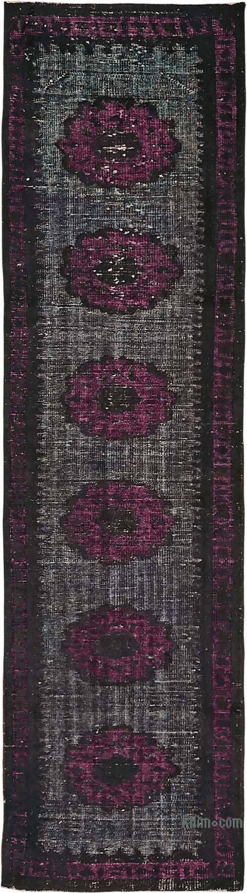 Alfombra Tallada a Mano Sobre Teñida - 80 cm x 296 cm - K0082101