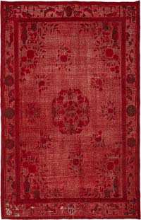 El Oyması Boyalı Halı - 200 cm x 314 cm