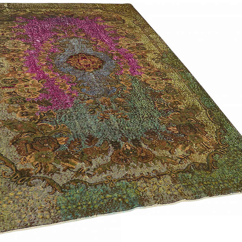 Hand Carved Over-Dyed Rug - 5' 10" x 9' 7" (70" x 115") - K0082104