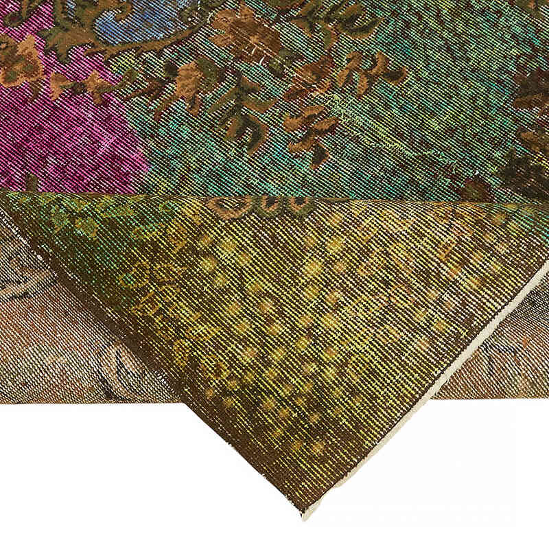 Hand Carved Over-Dyed Rug - 5' 10" x 9' 7" (70" x 115") - K0082104