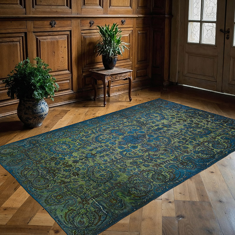 El Oyması Boyalı Halı - 170 cm x 268 cm - K0082105
