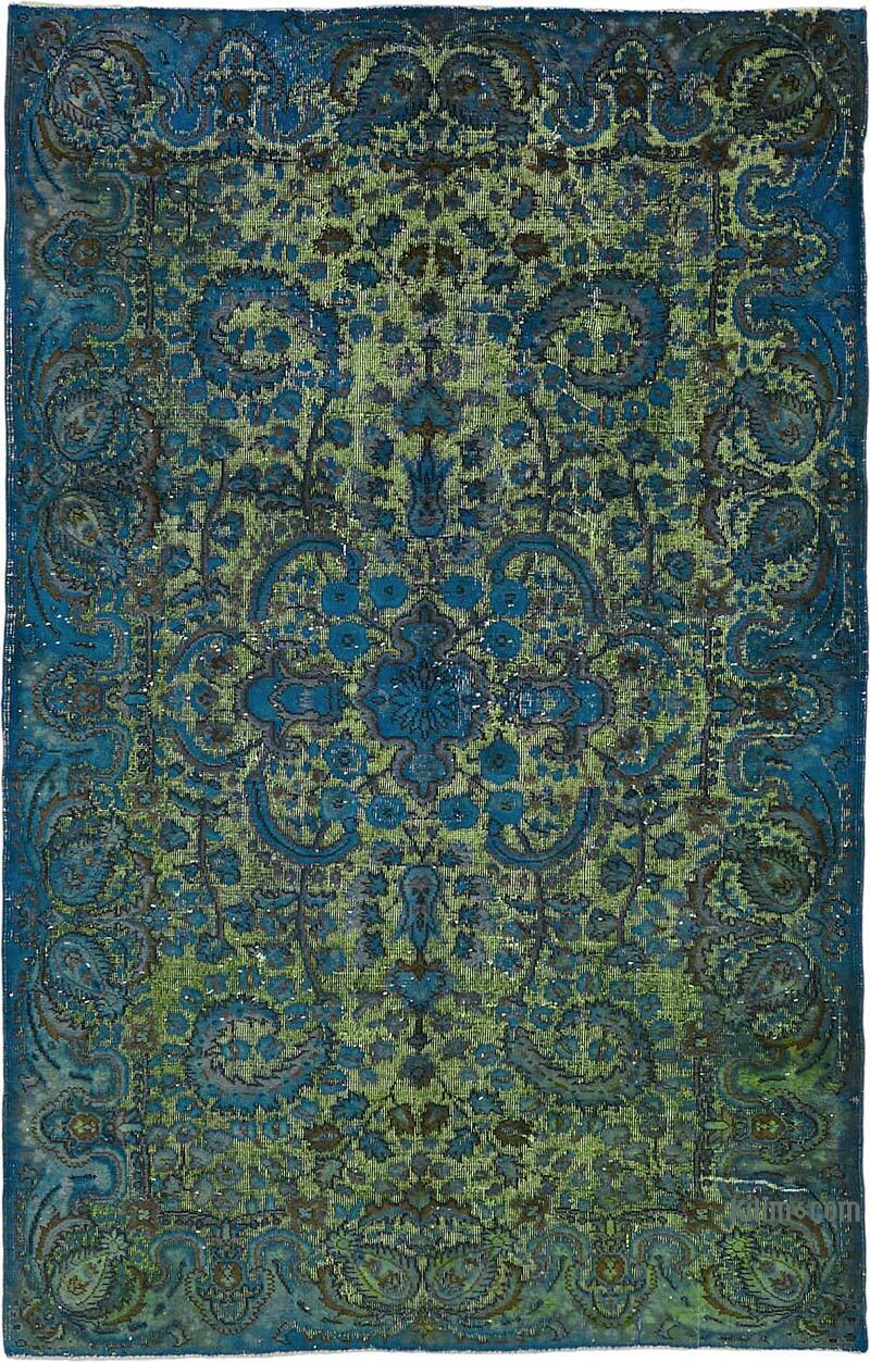 Alfombra Tallada a Mano Sobre Teñida - 170 cm x 268 cm - K0082105