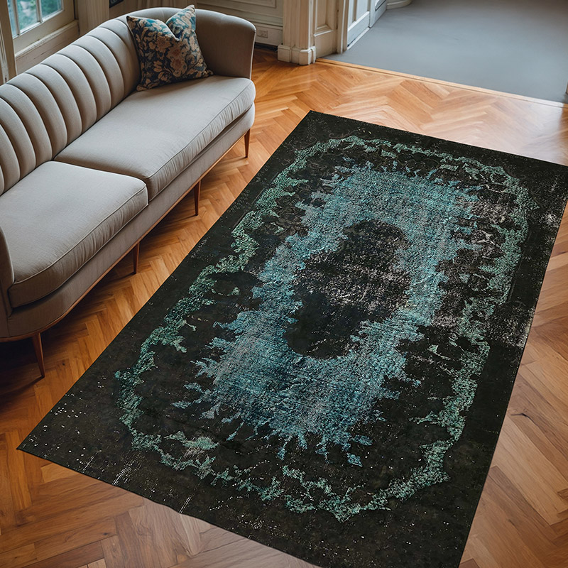 El Oyması Boyalı Halı - 174 cm x 292 cm - K0082108