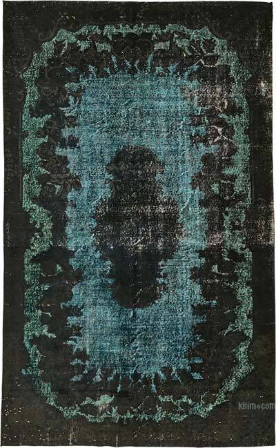 Alfombra Tallada a Mano Sobre Teñida - 174 cm x 292 cm