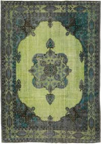 El Oyması Boyalı Halı - 216 cm x 314 cm