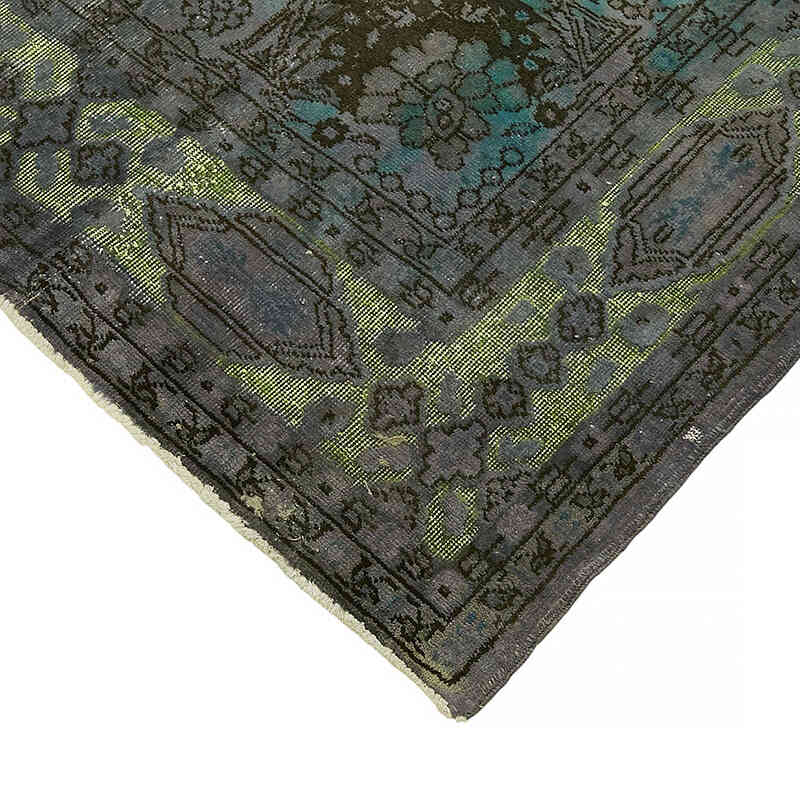 Hand Carved Over-Dyed Rug - 7' 1" x 10' 4" (85" x 124") - K0082109