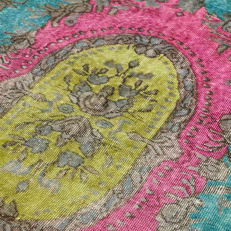 Hand Carved Over-Dyed Rug - 6' 2" x 9' 10" (74" x 118") - K0082111