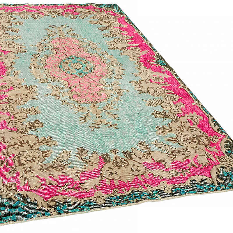 Alfombra Tallada a Mano Sobre Teñida - 150 cm x 269 cm - K0082116