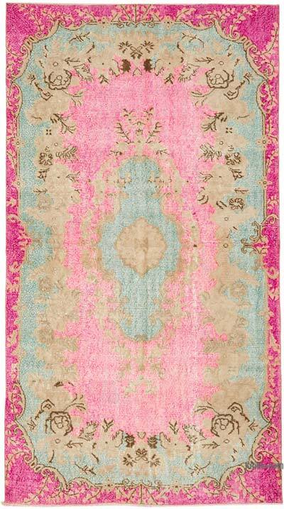 Alfombra Tallada a Mano Sobre Teñida - 162 cm x 298 cm
