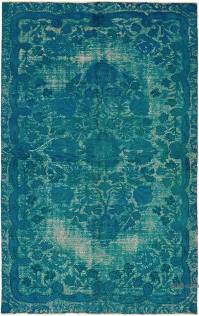 Hand Carved Over-Dyed Rug - 5' 11" x 9' 5" (71" x 113")