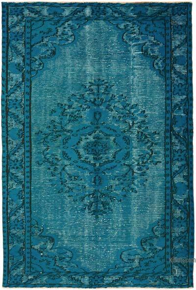 Hand Carved Over-Dyed Rug - 5' 8" x 8' 8" (68" x 104")