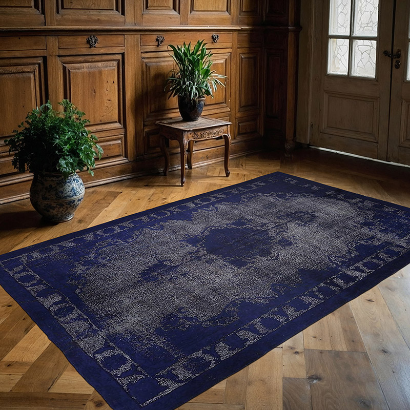 Hand Carved Over-Dyed Rug - 5' 2" x 8' 4" (62" x 100") - K0082121