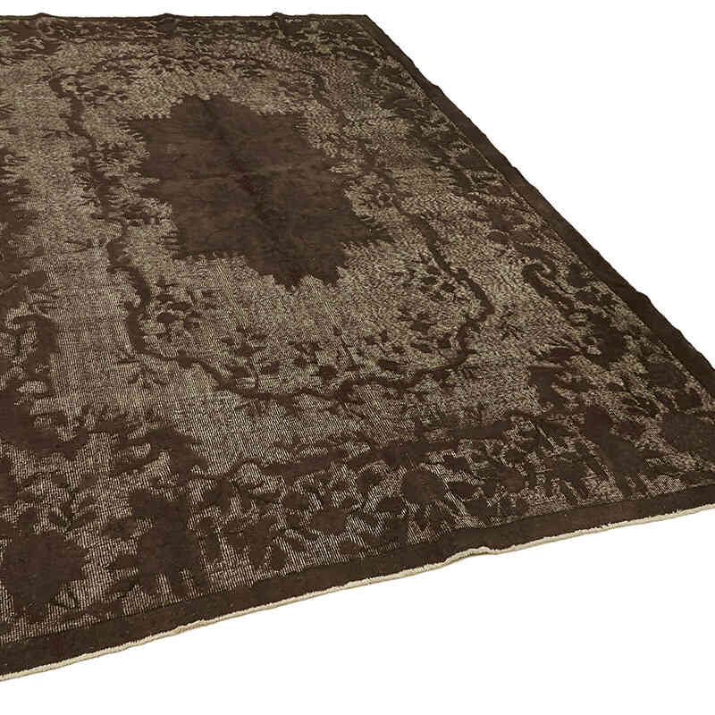 Hand Carved Over-Dyed Rug - 6' 8" x 10' 4" (80" x 124") - K0082123
