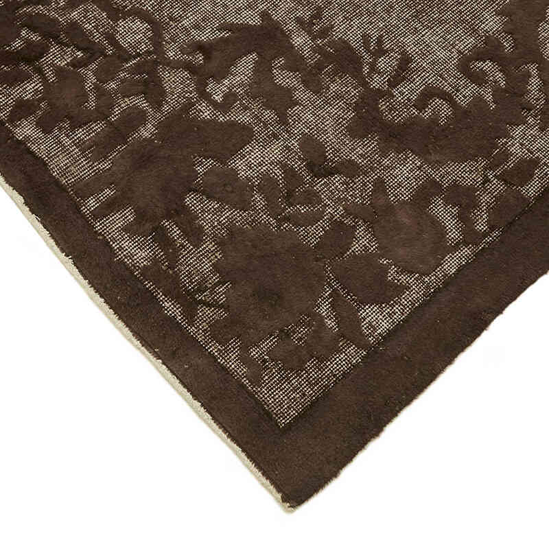 Hand Carved Over-Dyed Rug - 6' 8" x 10' 4" (80" x 124") - K0082123