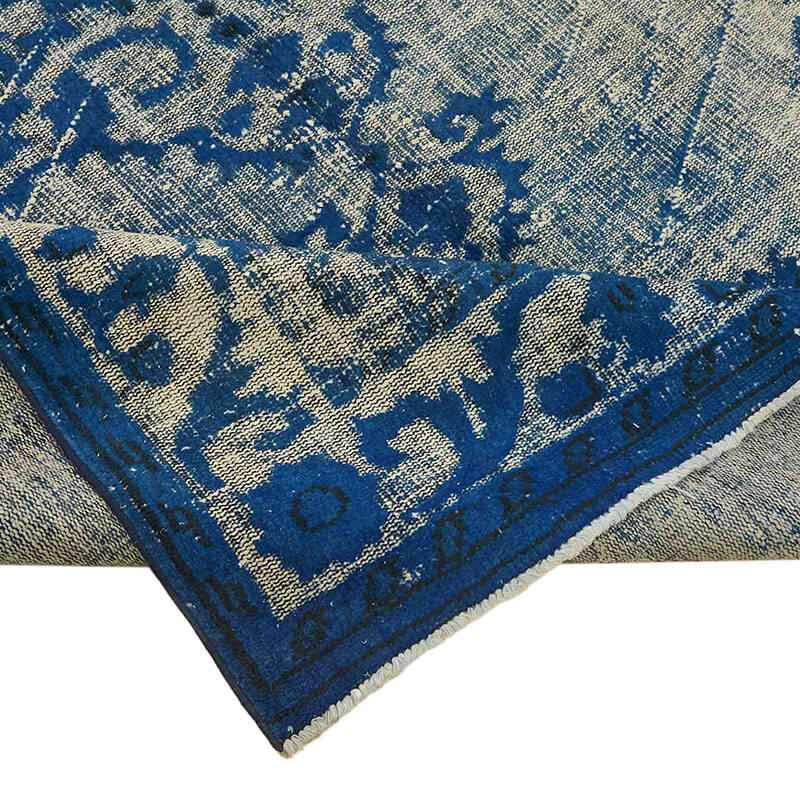Hand Carved Over-Dyed Rug - 6'  x 9' 2" (72" x 110") - K0082125