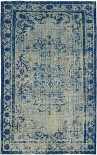 El Oyması Boyalı Halı - 186 cm x 299 cm