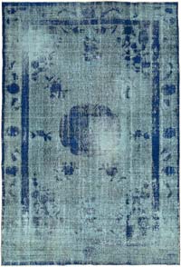 El Oyması Boyalı Halı - 207 cm x 304 cm