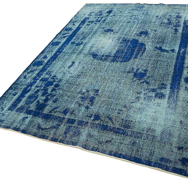 Alfombra Tallada a Mano Sobre Teñida - 207 cm x 304 cm - K0082129