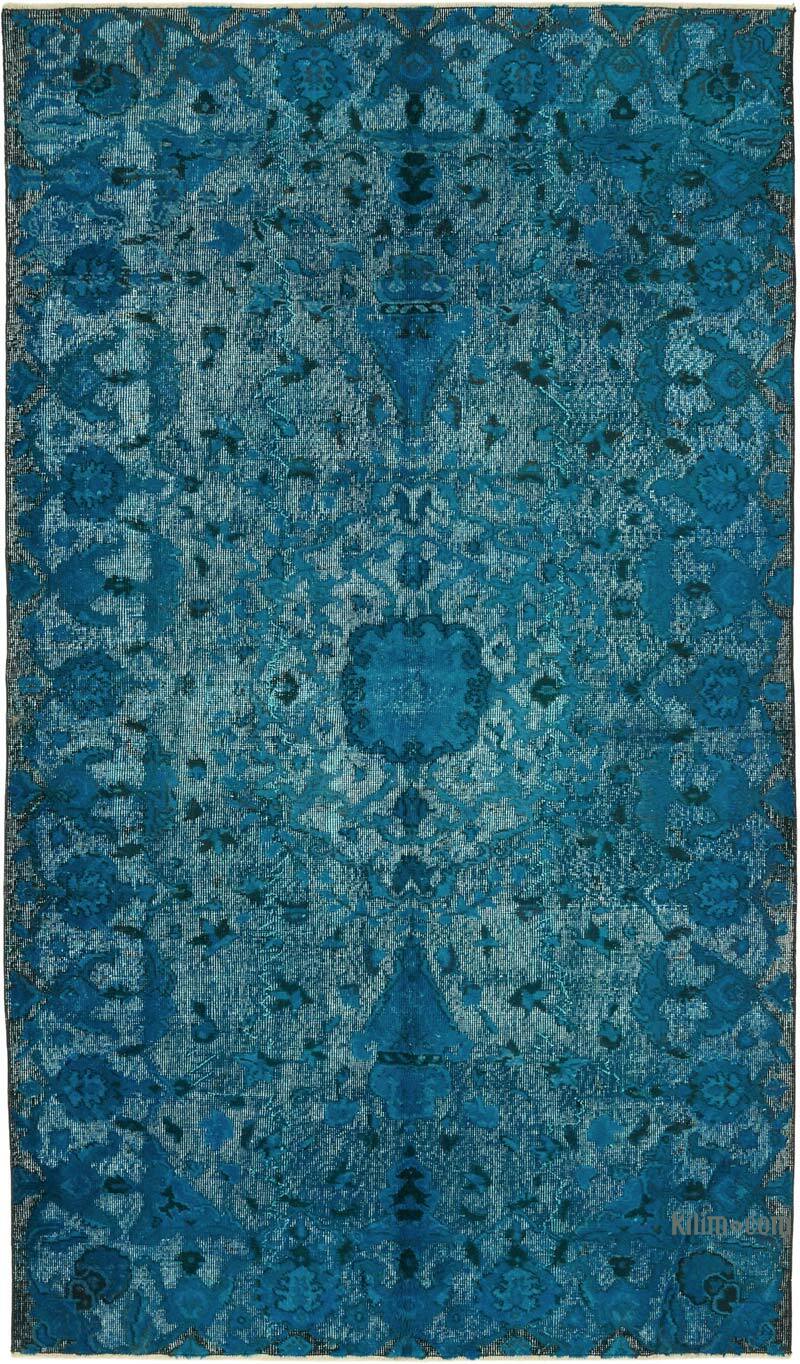 Alfombra Tallada a Mano Sobre Teñida - 166 cm x 281 cm - K0082131